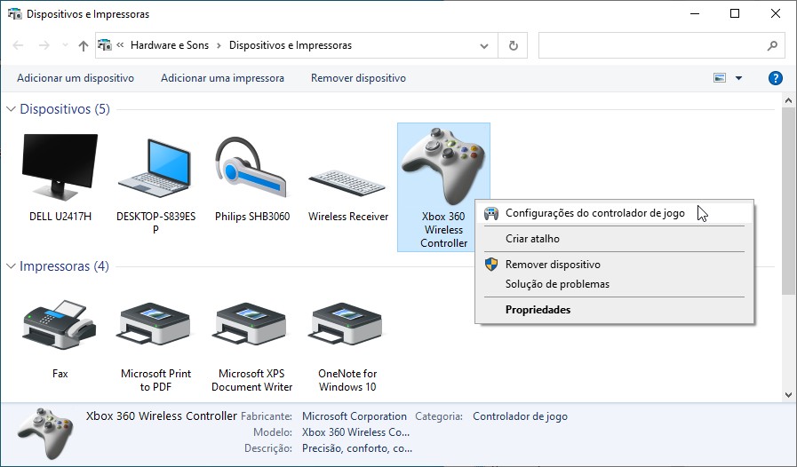 Como usar um controle de Xbox 360 sem fio para jogar no Windows 10 -  Antônio Medeiros